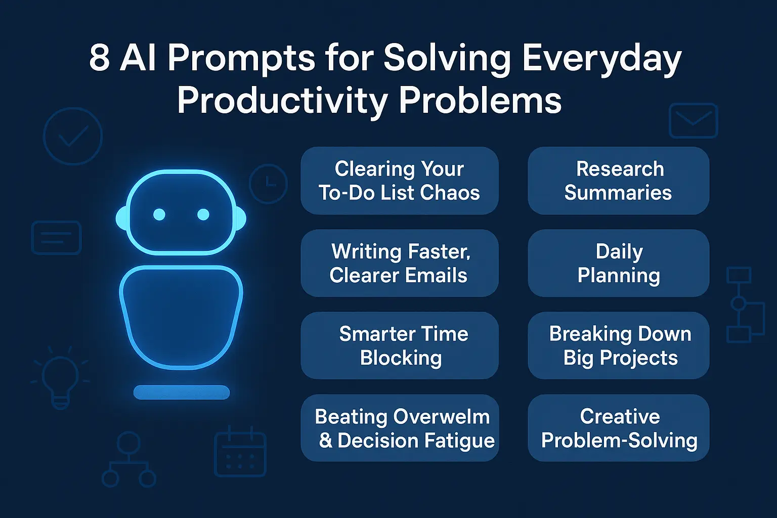 8 AI Prompts for Solving Everyday Productivity Problems