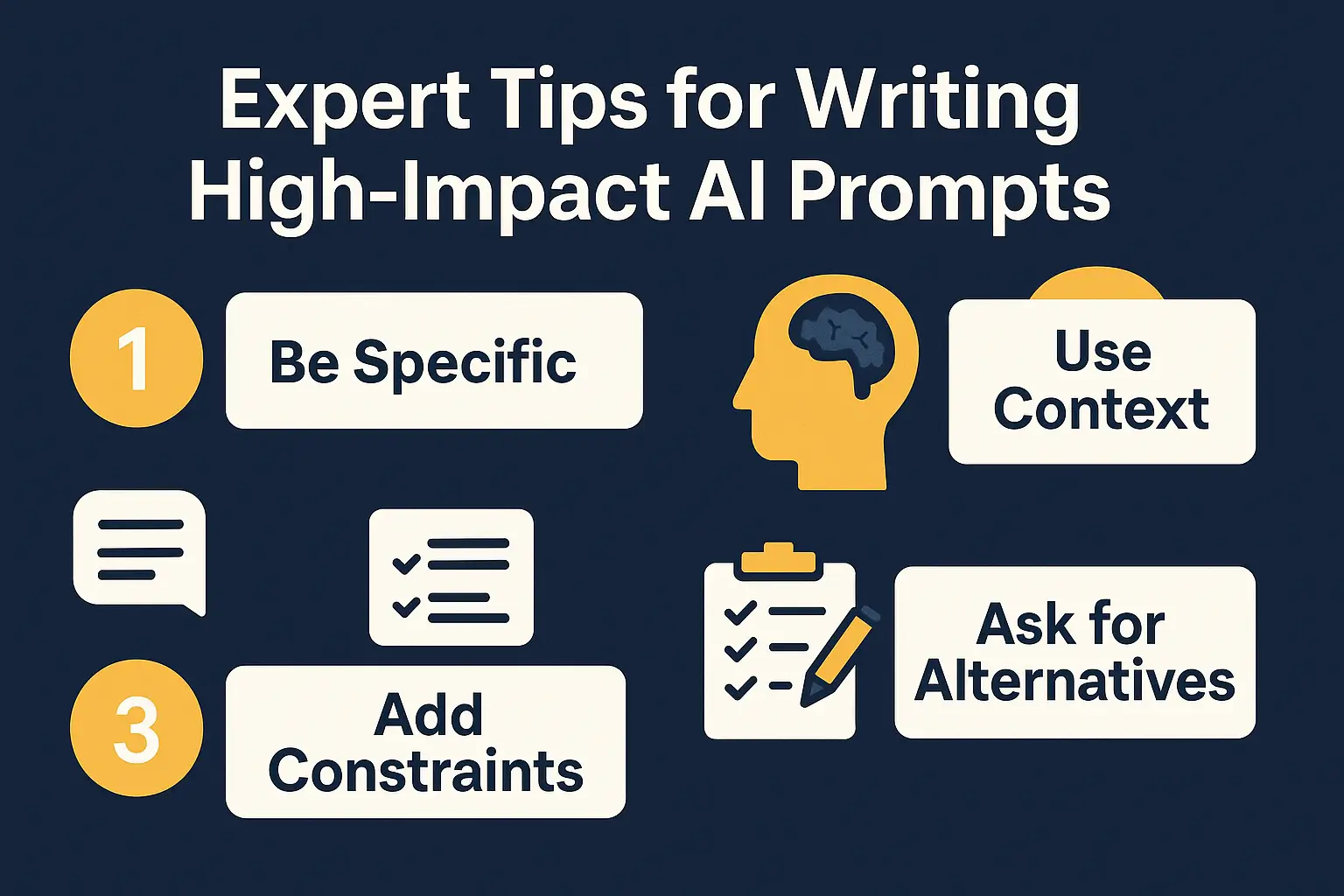 Expert Tips for Writing High-Impact AI Prompts