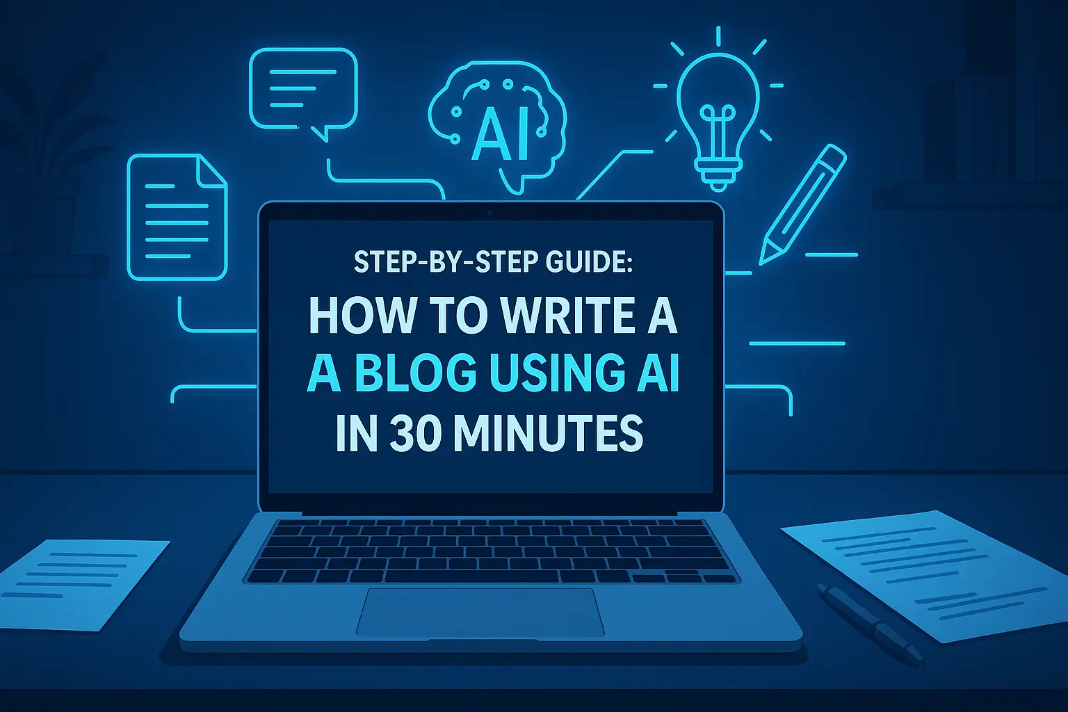 Step-by-Step Guide: How to Write a Blog Using AI in 30 Minutes