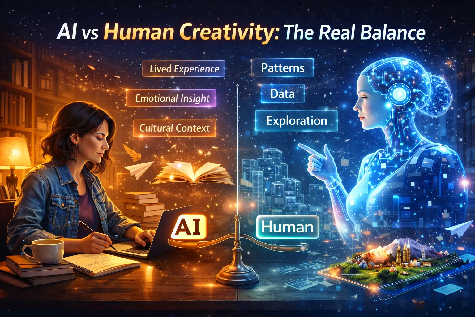 AI vs Human Creativity: The Real Balance