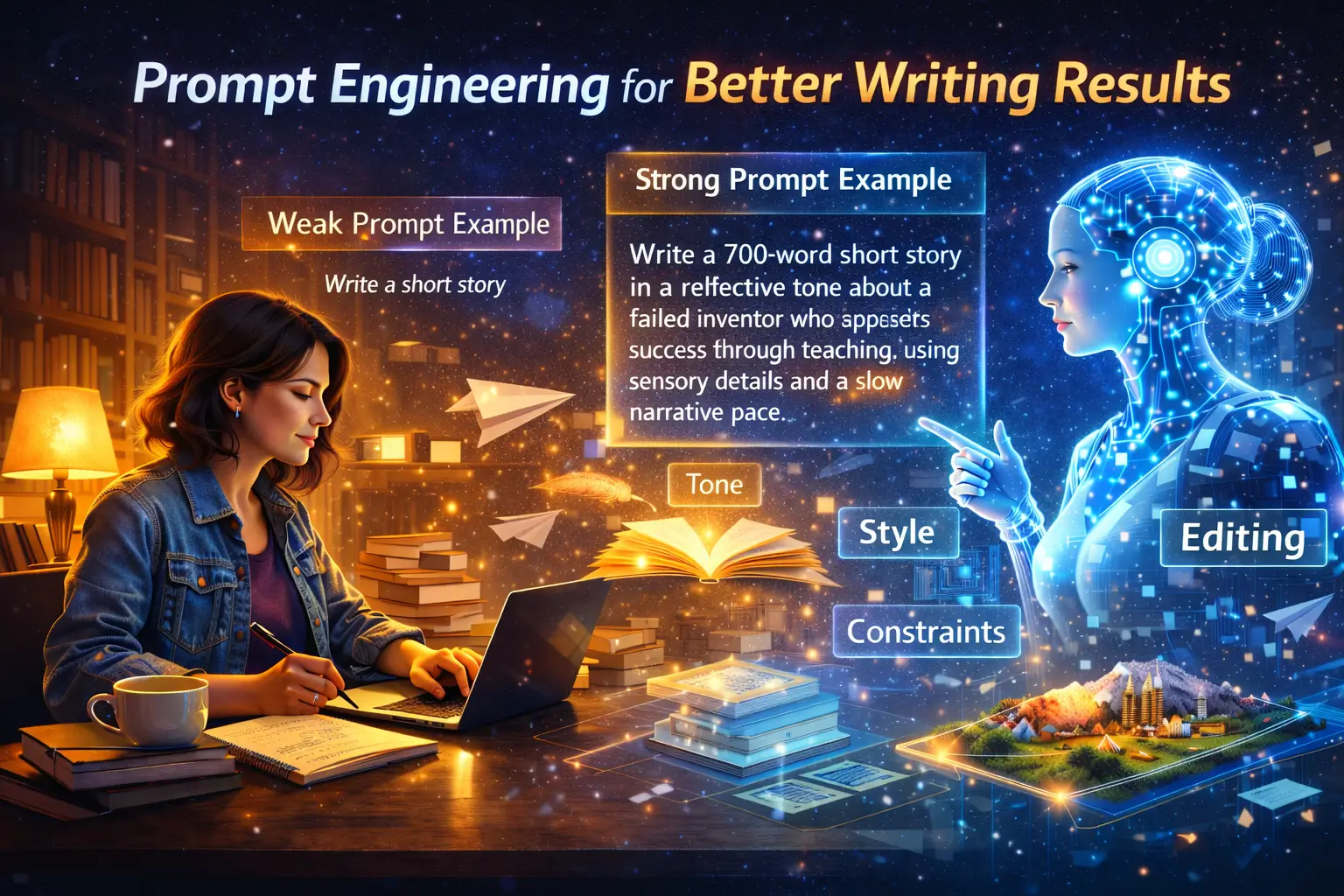 Prompt Engineering for Better Writing Results