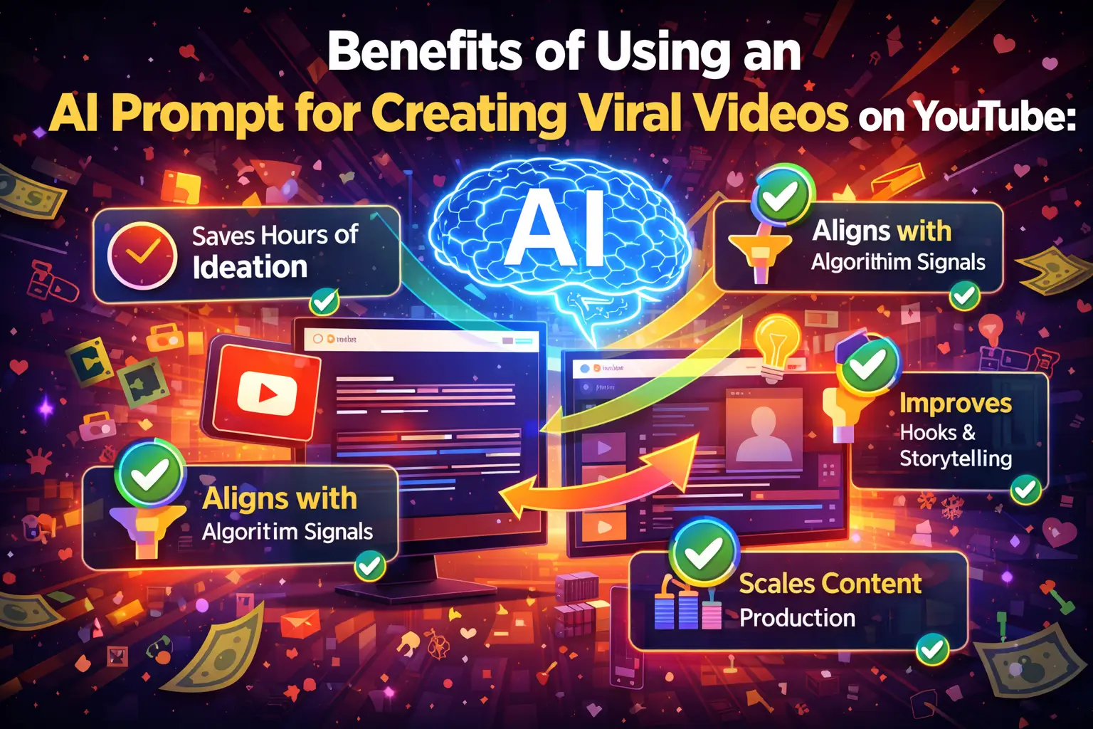 Benefits of Using an AI Prompt for Creating Viral Videos on YouTube