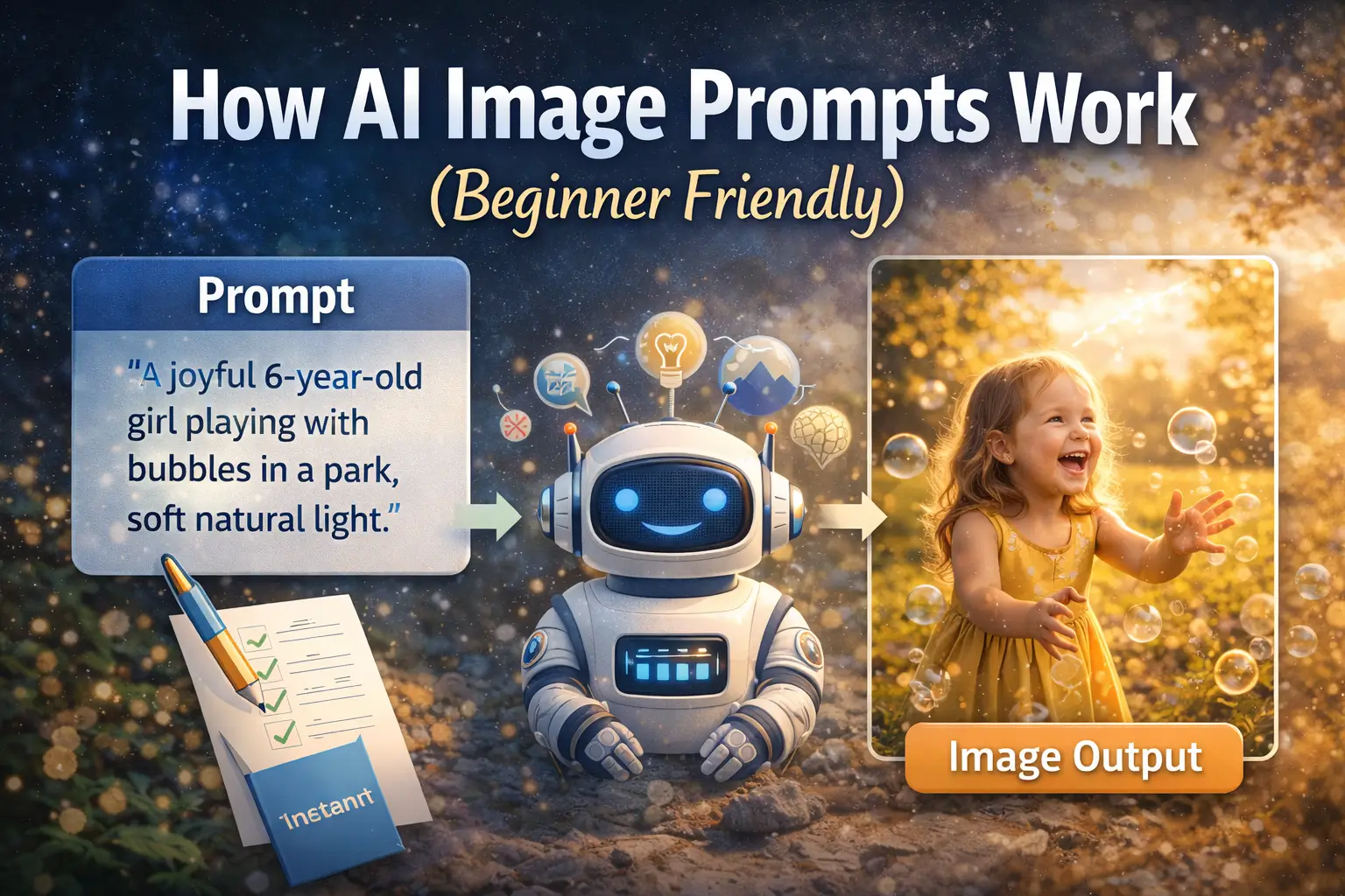 How AI Image Prompts Work (Beginner Friendly)