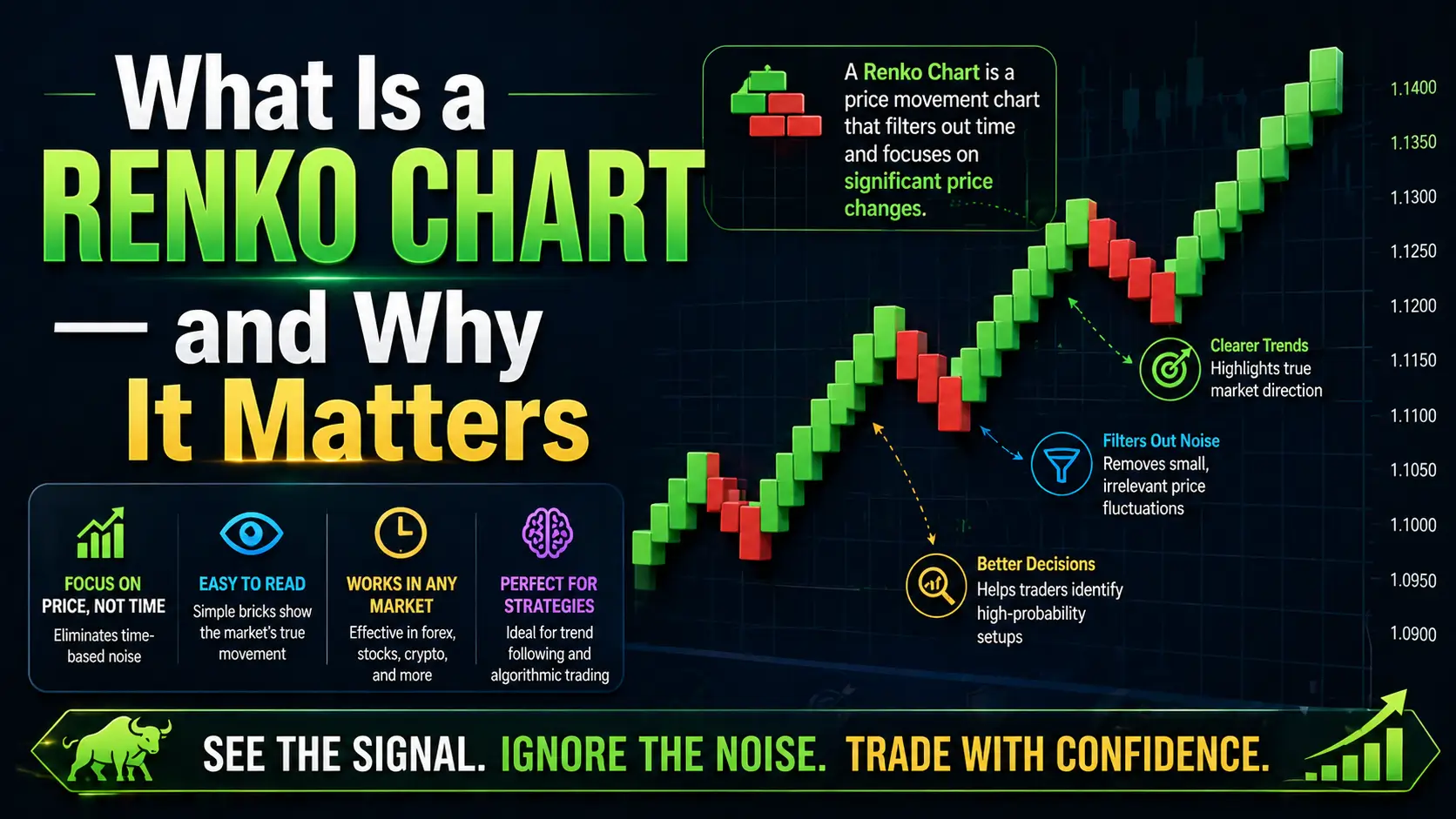 Renko chart basics and benefits explained