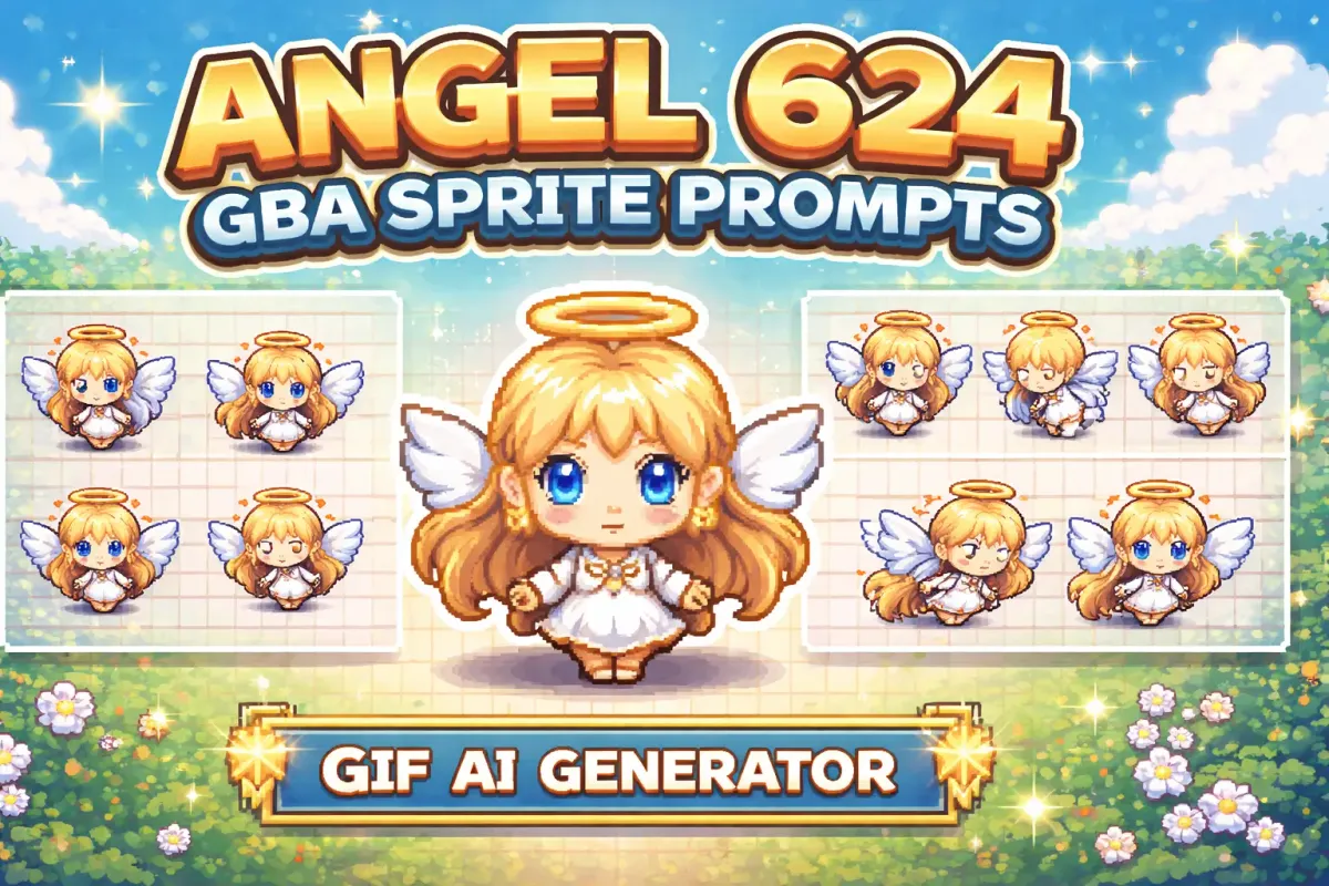 Angel 624 GBA Sprite Prompts