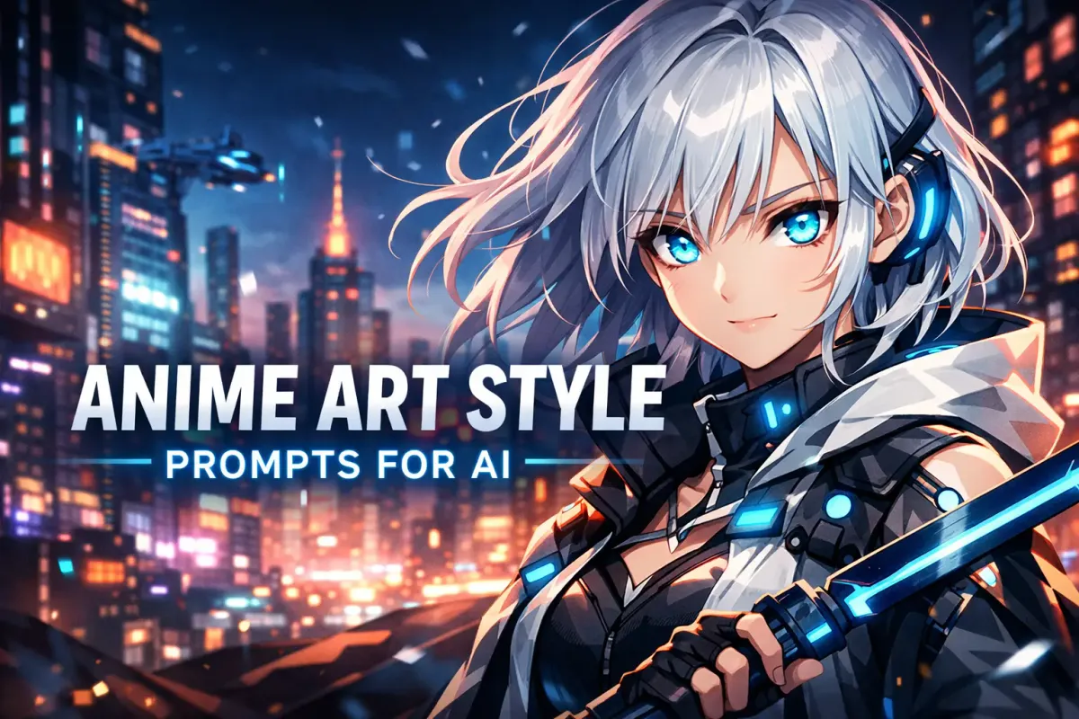 Anime Art Style Prompts for AI