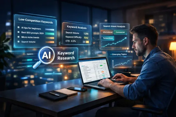 How to Find Low-Competition Keywords with AI Tips and Prompts